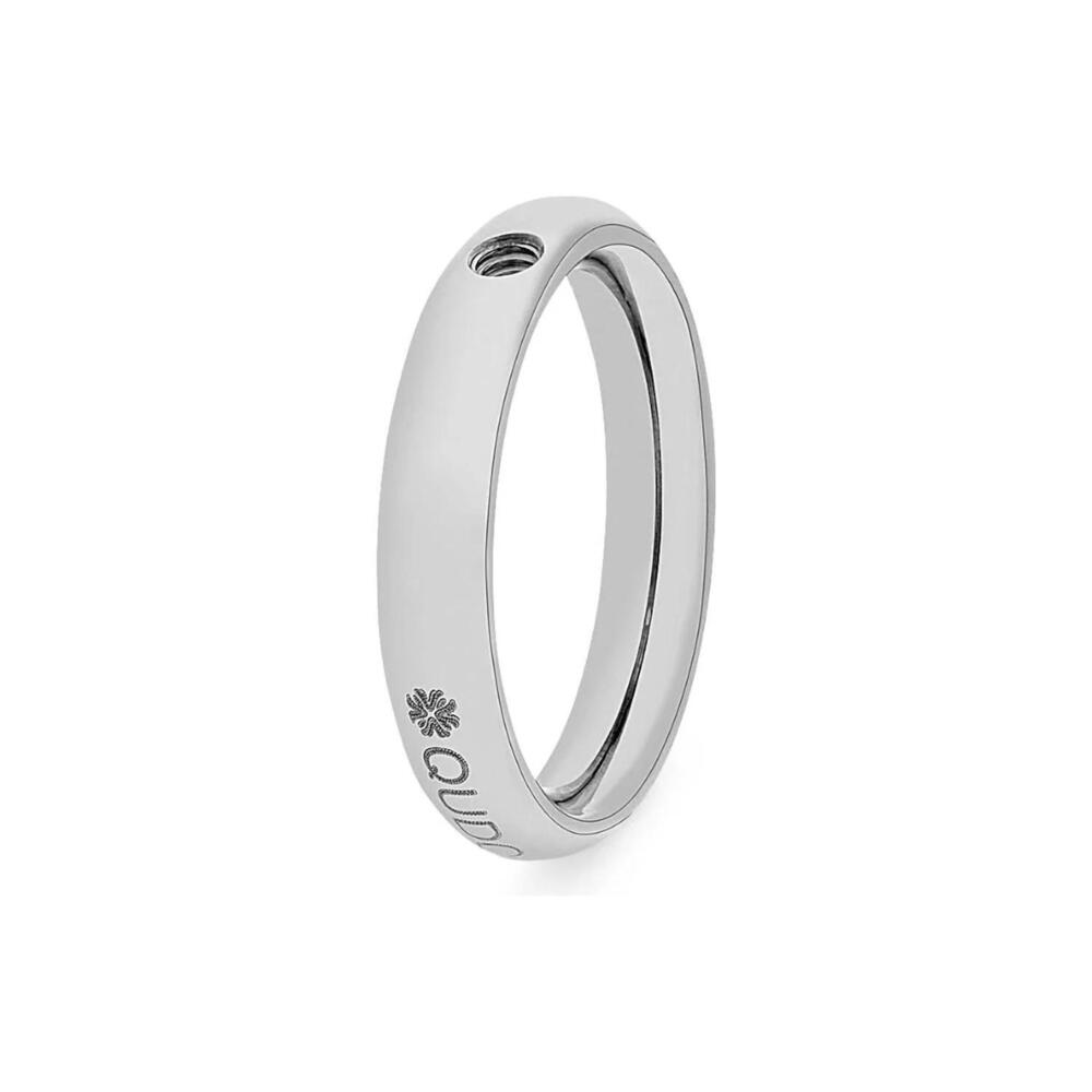 NEW QUDO women's basic small ring in silver